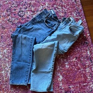 2 pair Levi’s, 27